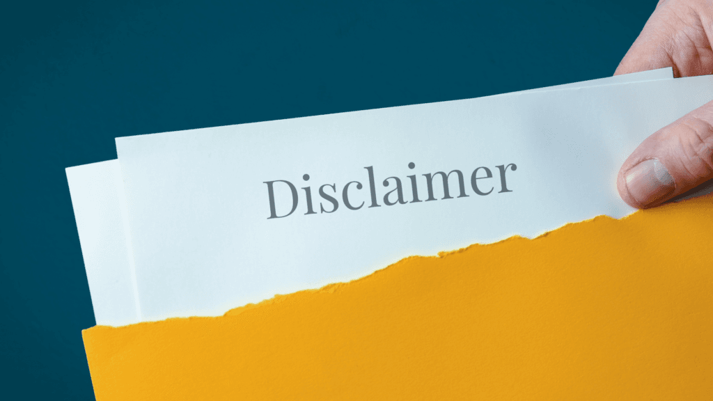 motherhood disclaimer