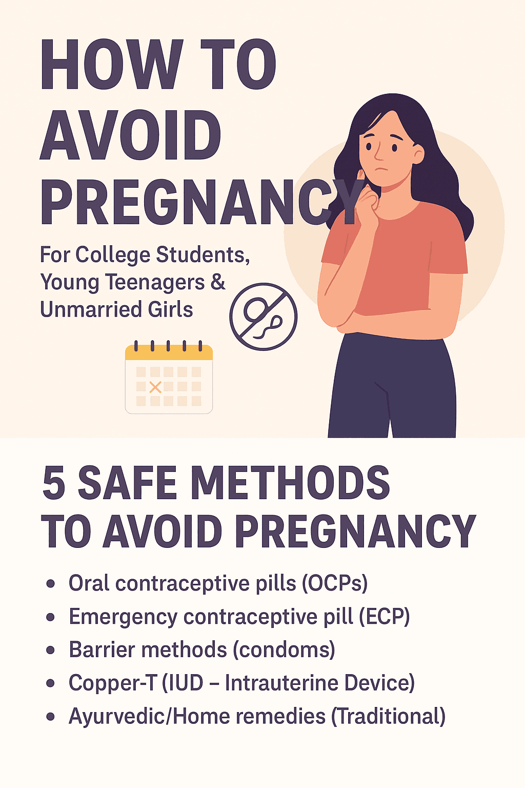 How to Avoid Pregnancy for College