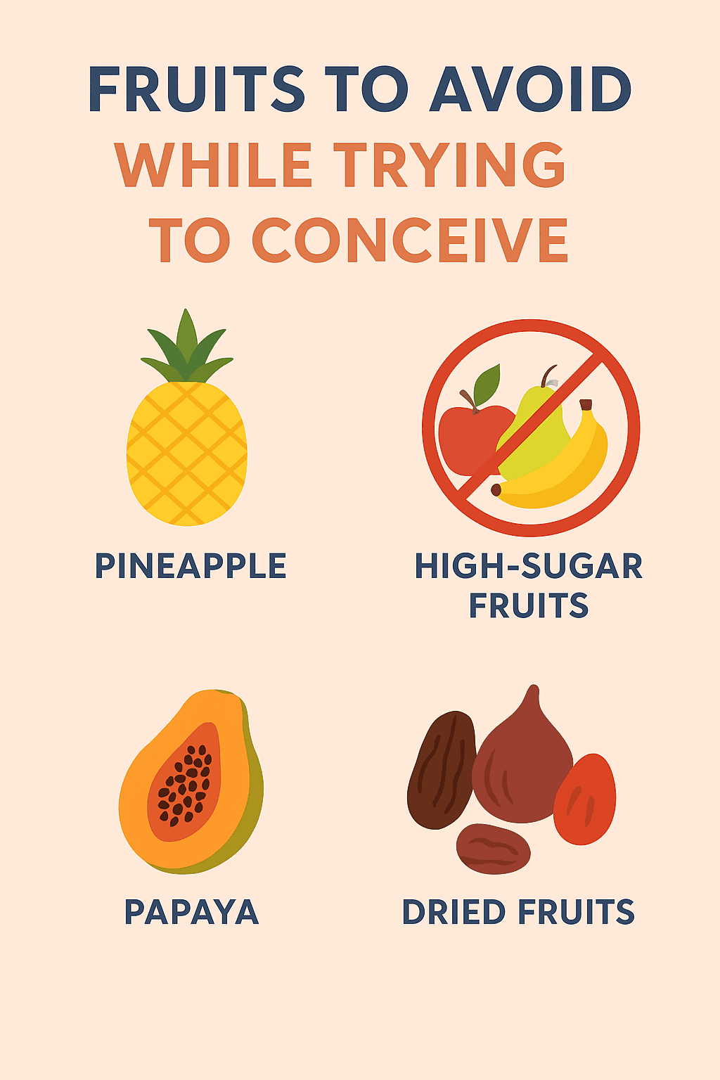 Fruits to Avoid While Trying to Conceive