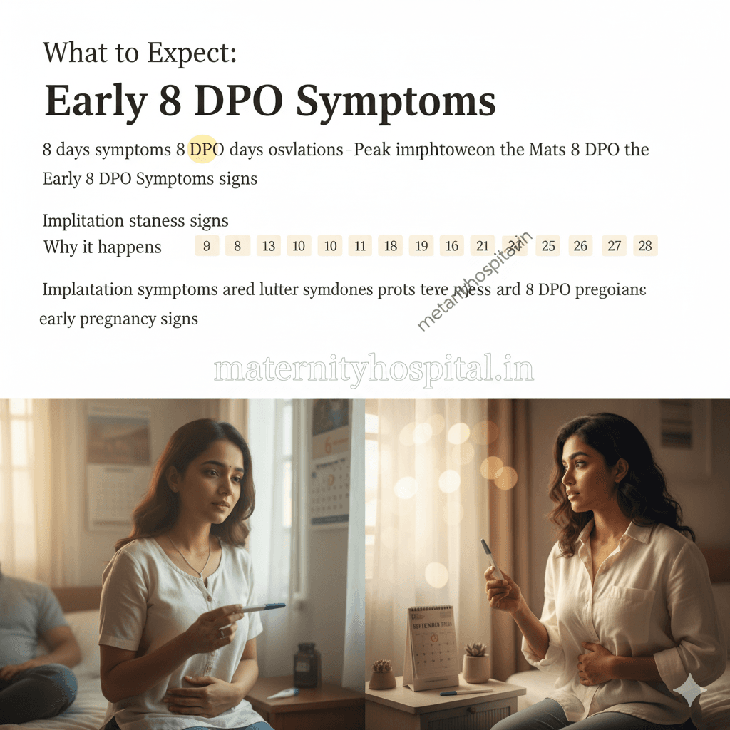 8 days post ovulation signs