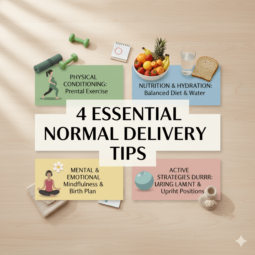 Ditch the Fear: Unlock Your Body’s Power with 4 Essential Normal Delivery Tips