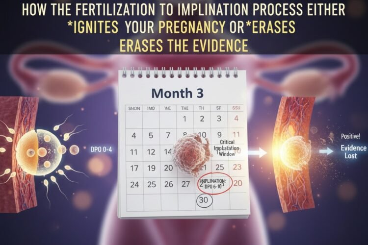 The CRITICAL 7-Day Window: How the Fertilization to Implantation Process happens.