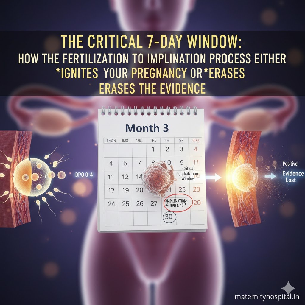 The CRITICAL 7-Day Window: How the Fertilization to Implantation Process happens.