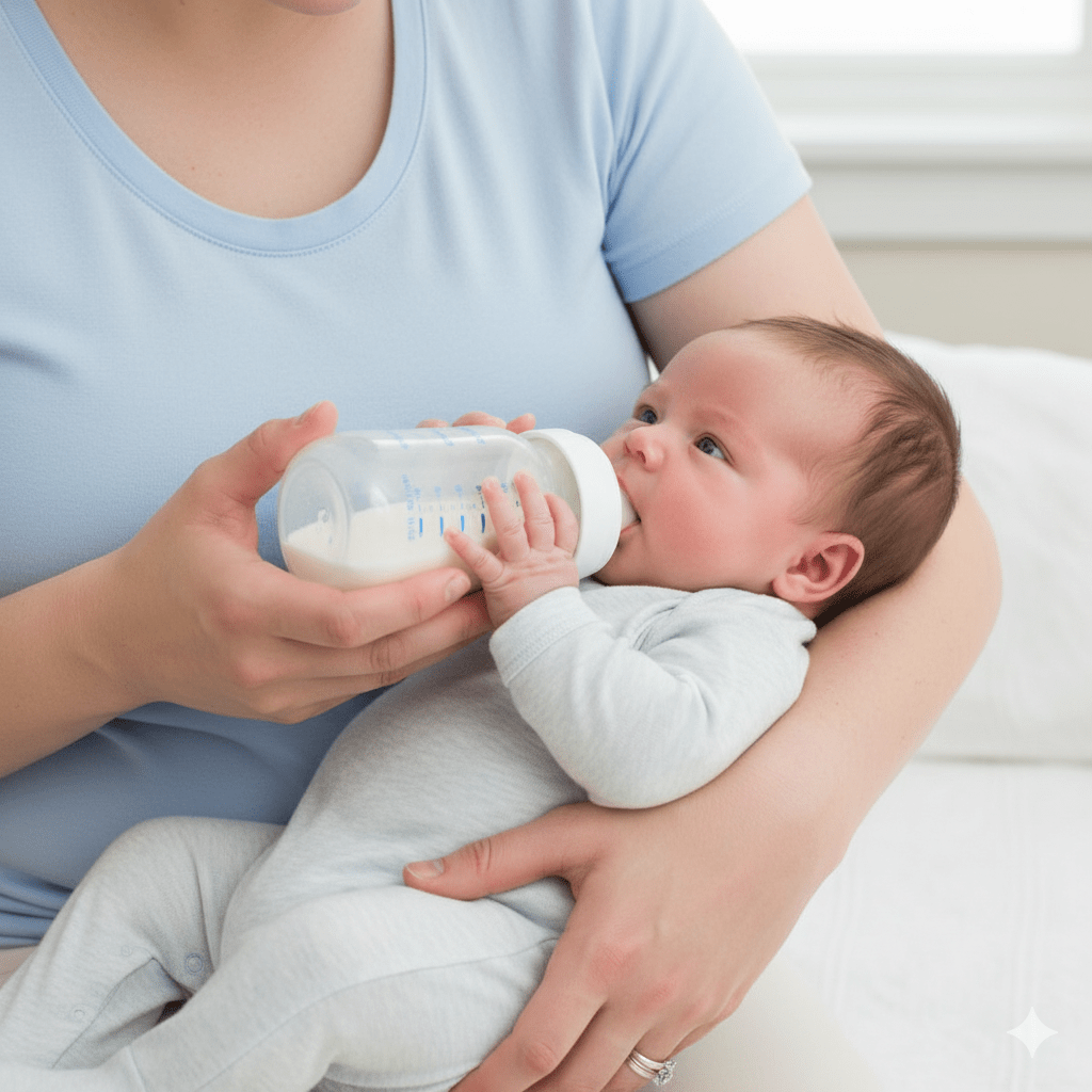 formula feeding newborns